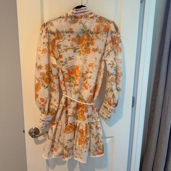 Tuckernuck Beulah Floral Long Sleeve Mini Dress | M - Picture 4 of 4
